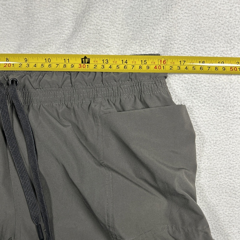 Prana Pants Womens Large Gray Midtown Capri Jogger Drawstring Stretch Cropped‎ - Picture 5 of 6